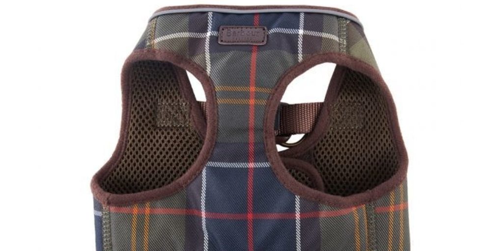 Barbour Tartan Step in Dog Harness · Walkiees