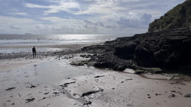 Dog walk at Barry Island