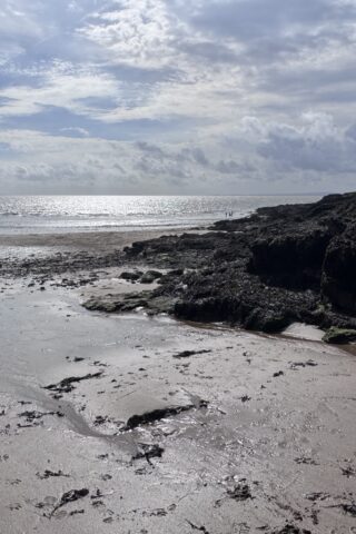 Dog walk at Barry Island photo