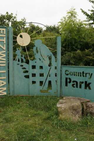 Dog walk at Fitzwilliam Country Park photo