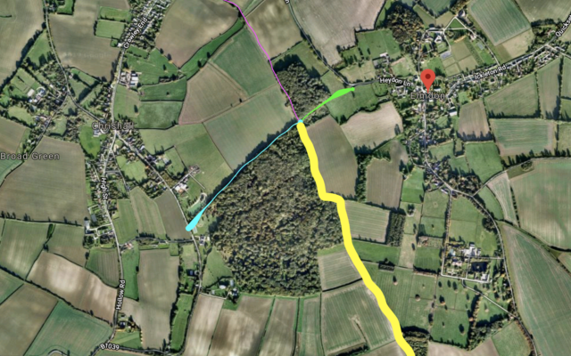 The Outskirts of Elmdon Dog walk in Essex